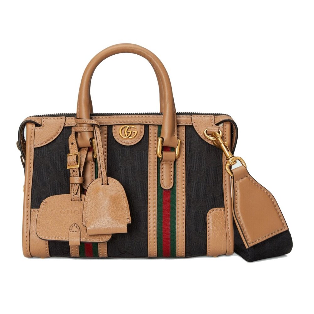Gucci Bauletto Original GG Mini Top Handle/ Cross Body Bag